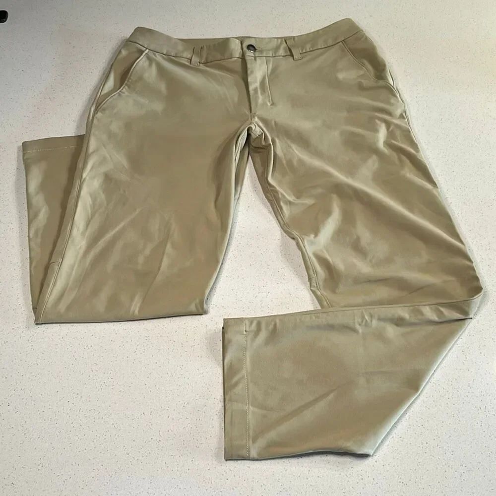 Lululemon Commission Pant Classic Men’s 32x30 Trench Khaki Stretch Golf Travel